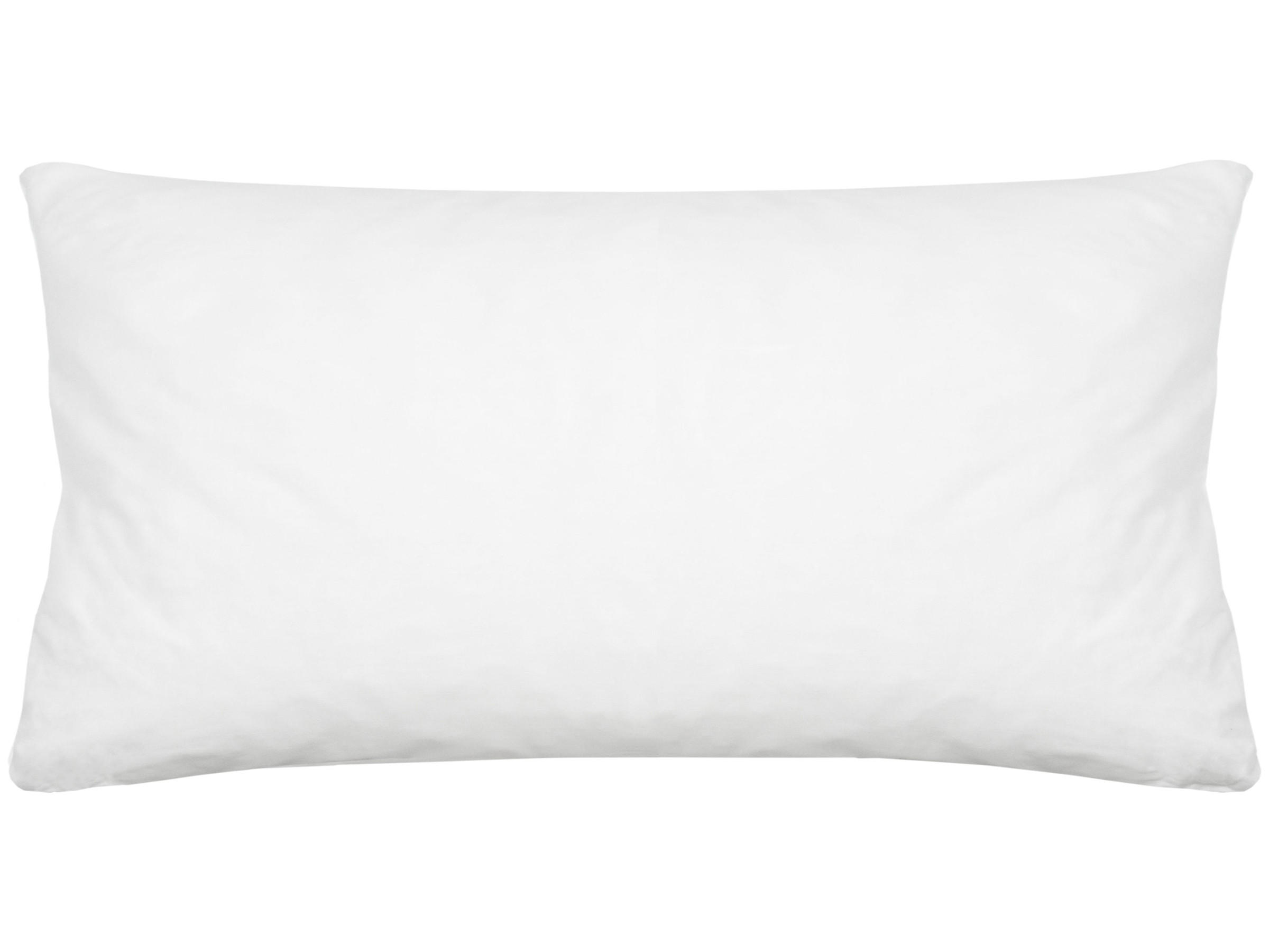 KISSEN, 40x80 cm, 50% Polyester, 50% Baumwolle, Weiß - Weiß, Textil (40/80cm) - Zollner