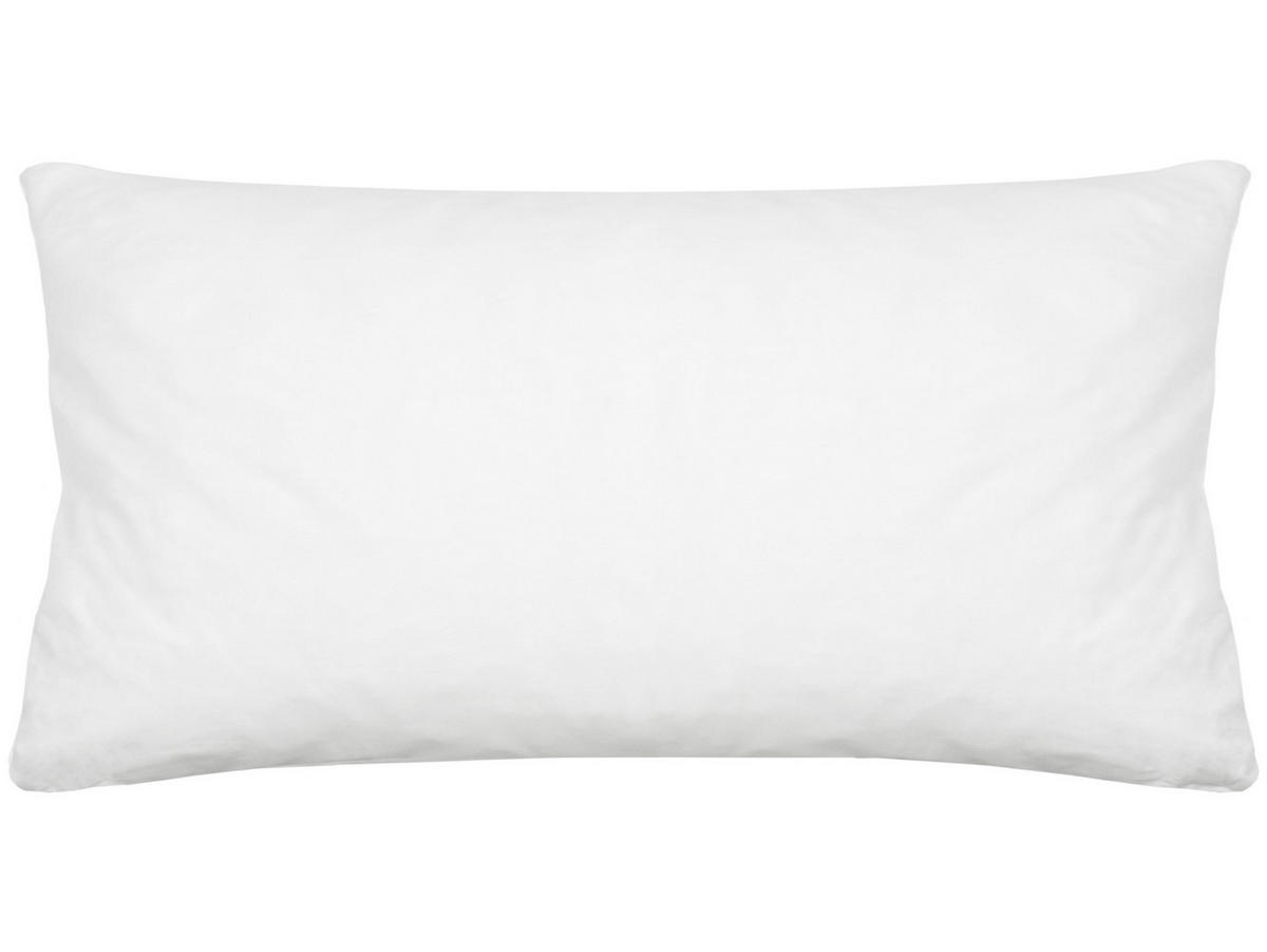 KISSEN, 40x80 cm, 50% Polyester, 50% Baumwolle, Weiß - Weiß, Textil (40/80cm) - Zollner
