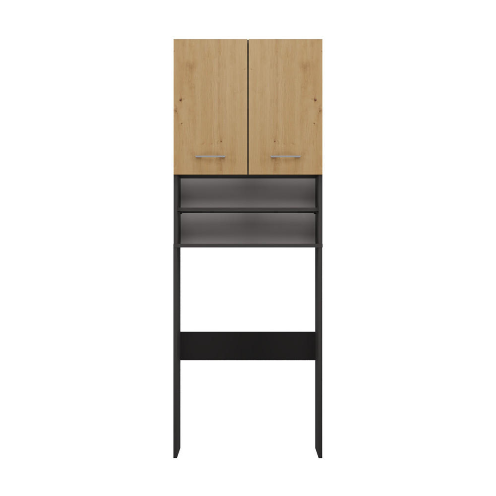 WASCHMASCHINENUMBAUSCHRANK Anthrazit, Artisan 64/180/30 - Anthrazit, Holzwerkstoff (64/180/30cm) - RAUMHIRSCH FURNITURE