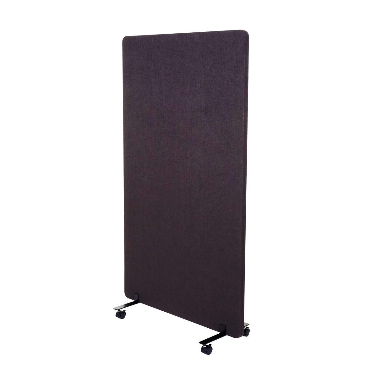 AKUSTIK-TRENNWAND Dunkelbraun - Dunkelbraun, Textil (80/147/39cm) - MCW
