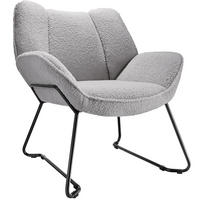 SESSEL Kjeld,73 x 72 x 81 cm,hellgrau - Hellgrau, Kunststoff (73/81/72cm) - tectake