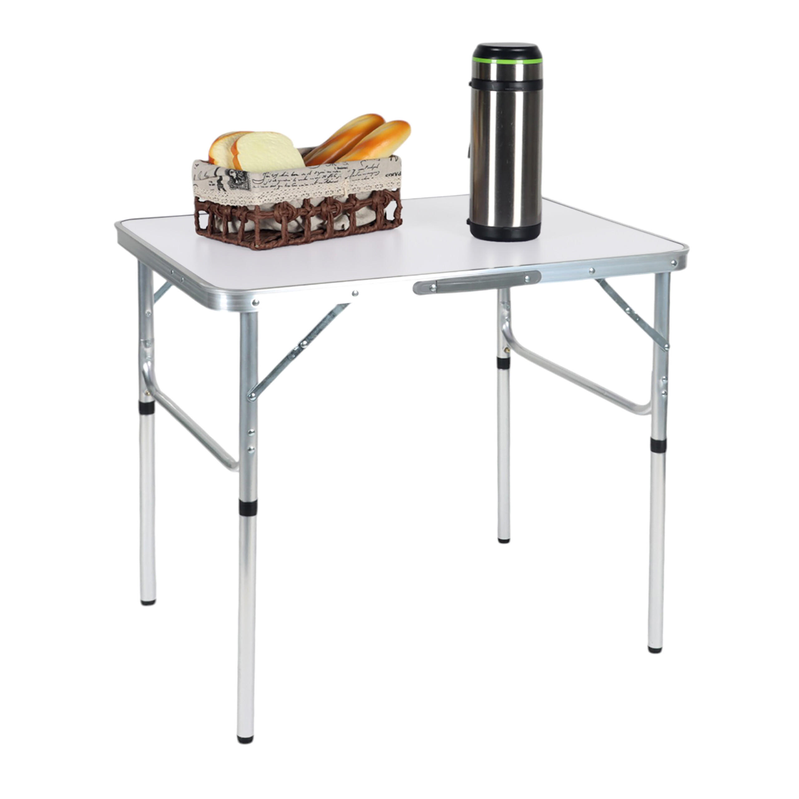 CAMPINGTISCH - Multicolor, Holzwerkstoff/Kunststoff (55/75/70cm) - Relaxdays