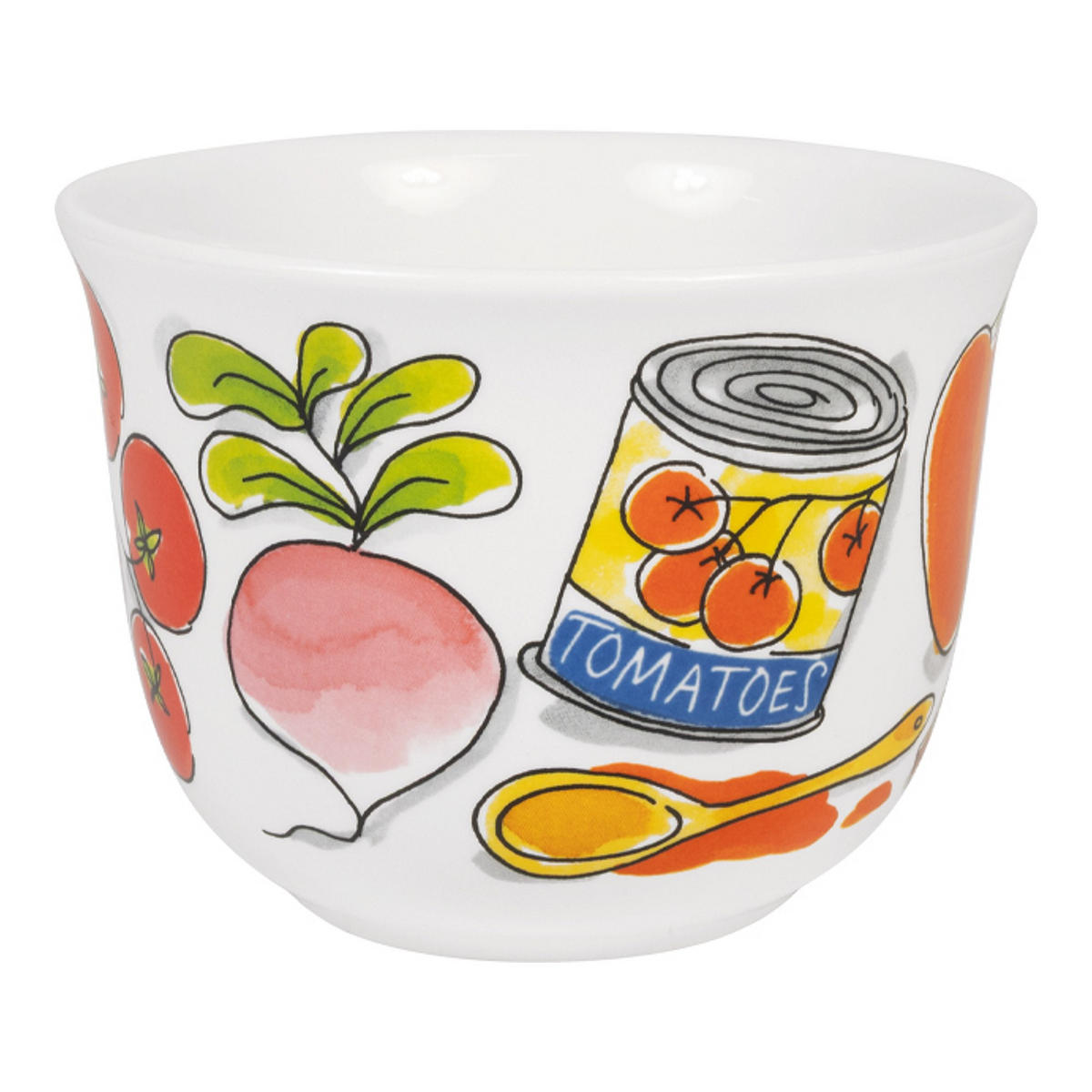 SUPPENSCHALE Rote Suppe in Bunt - 14cm - Multicolor, Keramik (12.7/16.2/9.7cm) - Blond Amsterdam