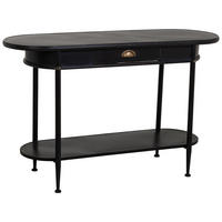 KONSOLE aus Metall 120x41x75 cm - Schwarz, Metall (41/120/75cm) - Wanderlust