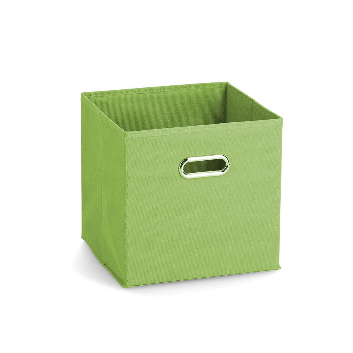 AUFBEWAHRUNGSBOX mit Griff, Vlies - Grün - Grün, Textil (28/28/28cm) - Zeller Present