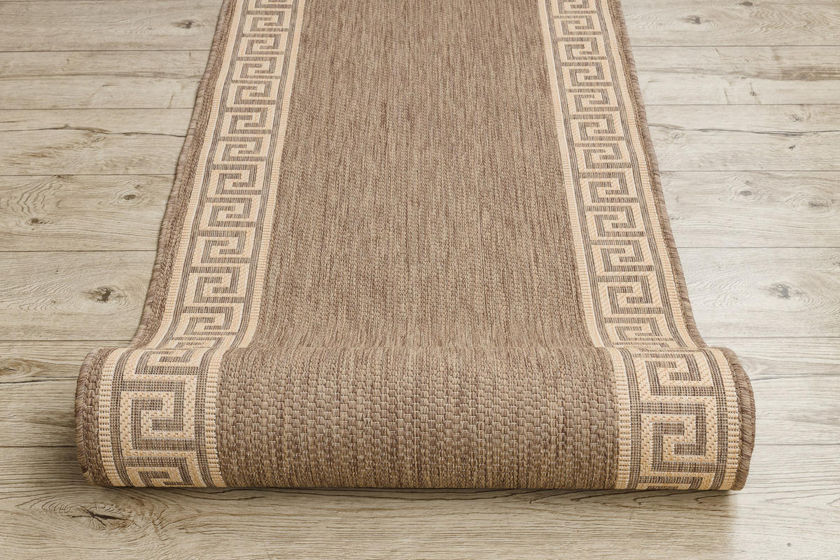 LÄUFER SIZAL FLOORLUX 80/150 cm - Braun, Textil (80/150cm) - rugsX