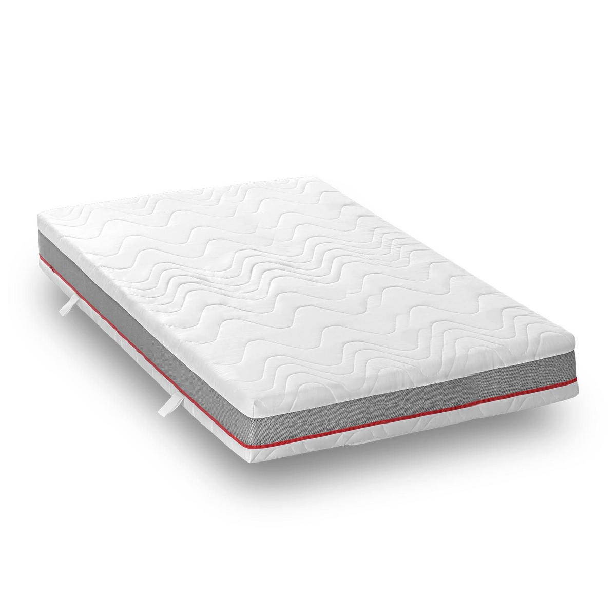 FEDERKERNMATRATZE Premium 140x200 cm - Weiß, Textil (140/200cm) - Sleezzz