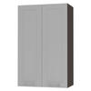 KÜCHENHÄNGESCHRANK Kvantum W4/60 Dust Grey Matt / Lava Matt 60 / 32,5 / 96cm - Dunkelgrau/Grau, Holz/Holzwerkstoff (60/96/32.5cm) - Feldmann-Wohnen