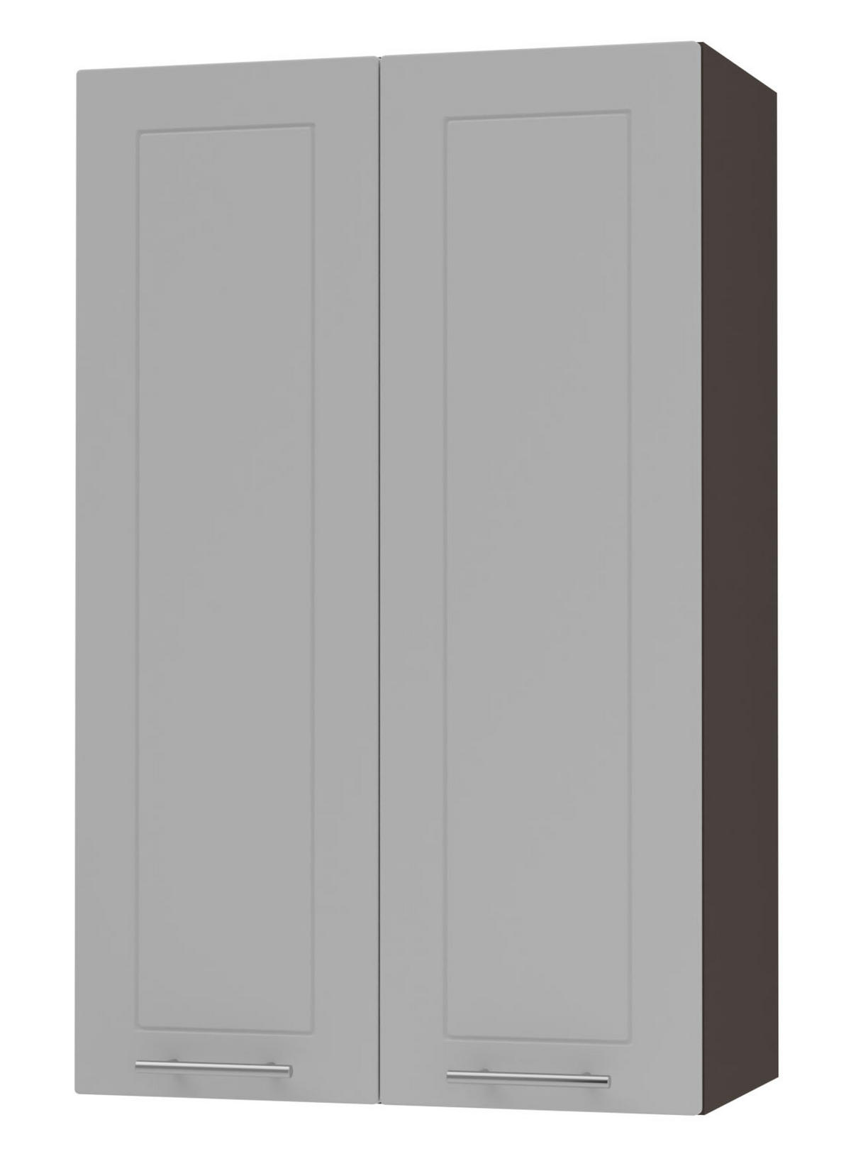 KÜCHENHÄNGESCHRANK Kvantum W4/60 Dust Grey Matt / Lava Matt 60 / 32,5 / 96cm - Dunkelgrau/Grau, Holz/Holzwerkstoff (60/96/32.5cm) - Feldmann-Wohnen