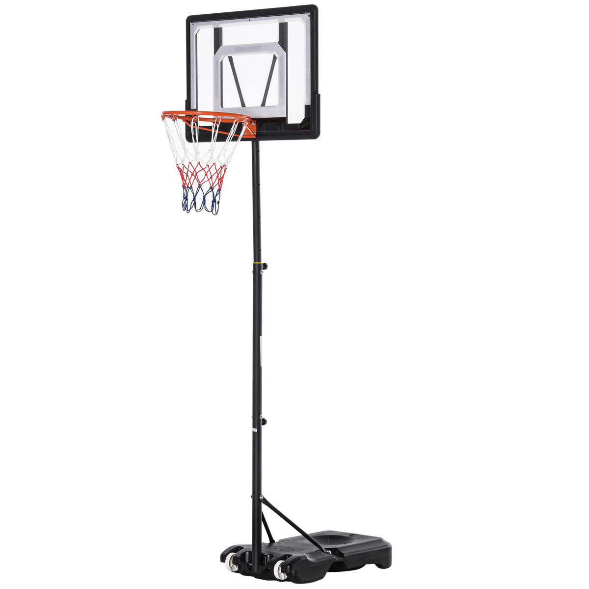 BASKETBALLSTÄNDER DE-10401 Schwarz - Schwarz, Metall (75/83cm) - ComfortXL
