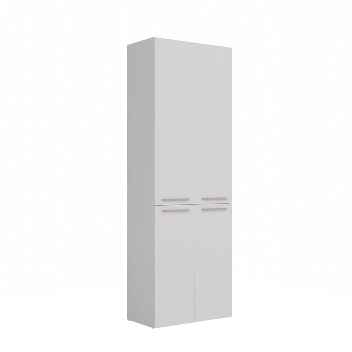 SKRIŇA do kúpeľne - biela, kompozitné drevo (60/174/30cm) - RAUMHIRSCH FURNITURE