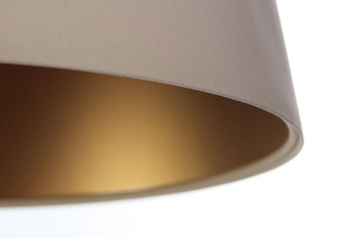 HÄNGELEUCHTE Gold 30/37 cm - Beige, Kunststoff (30/0.8/37cm) - ONZENO