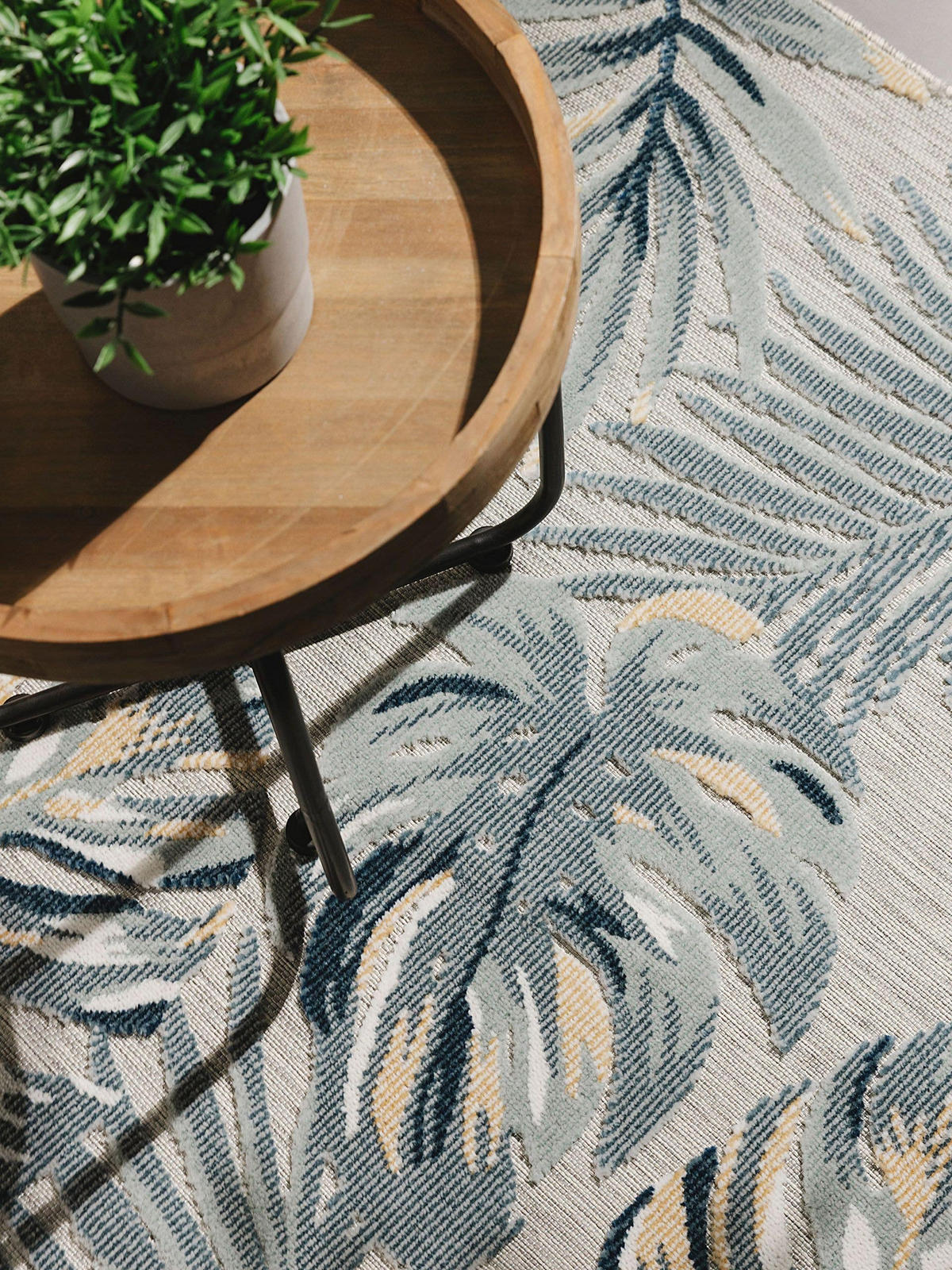 OUTDOORTEPPICH Flora Multicolor 120x170 cm - Beige, Kunststoff (120/170cm) - benuta