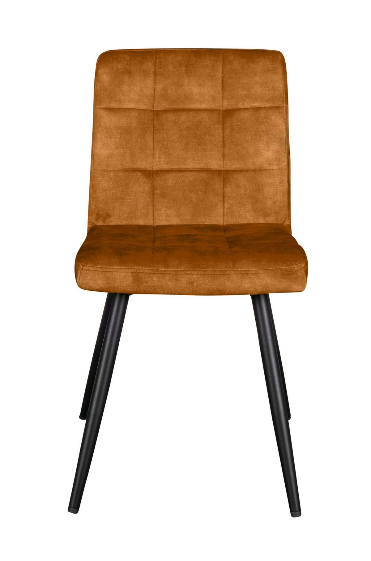 ESSZIMMERSTUHL Riga, Samt, Senfgelb - Currygelb, Textil (58.5/82.5/47cm) - dasmöbelwerk