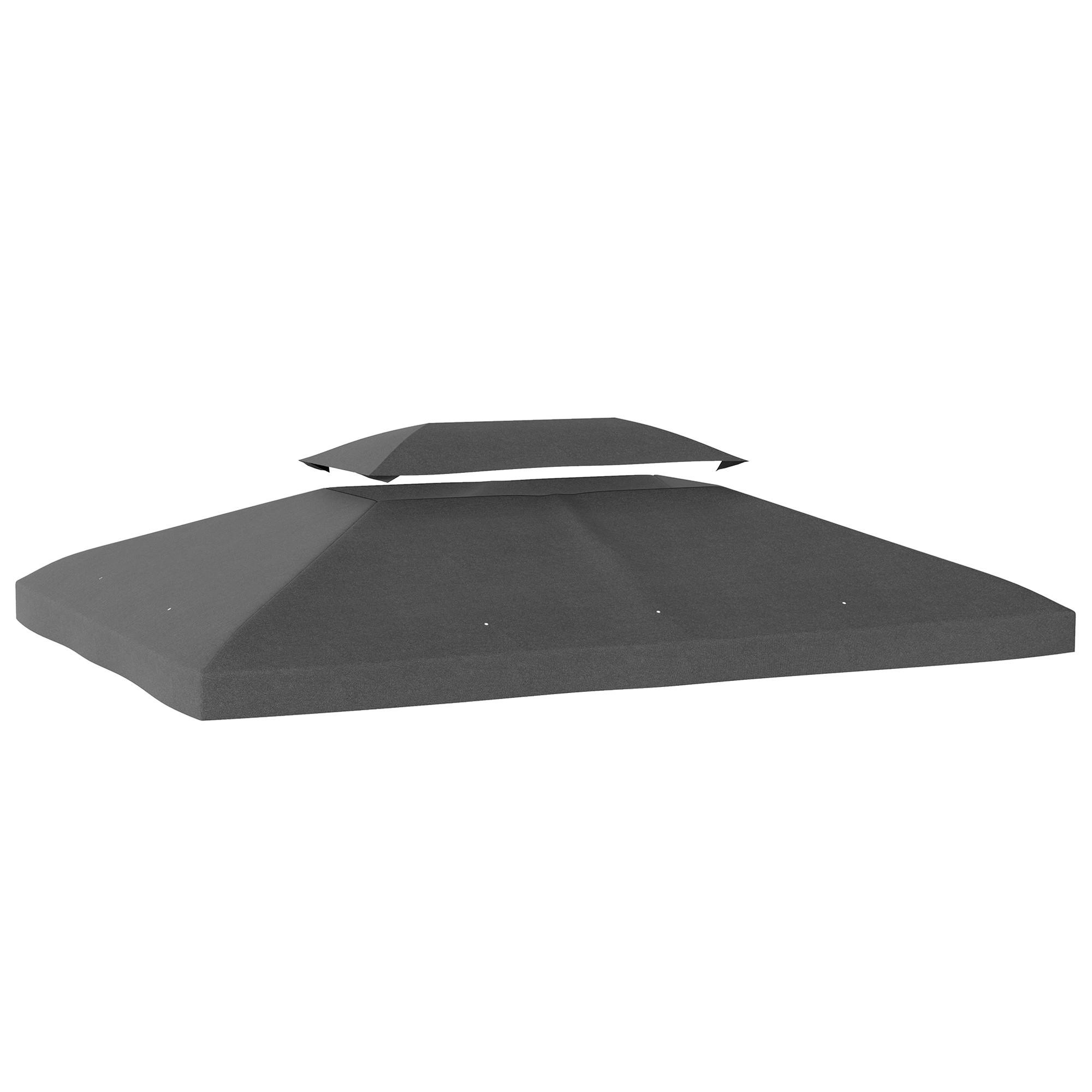 ERSATZDACH Grau 1 Stück - Grau, Naturmaterialien (300/400cm) - GiPP