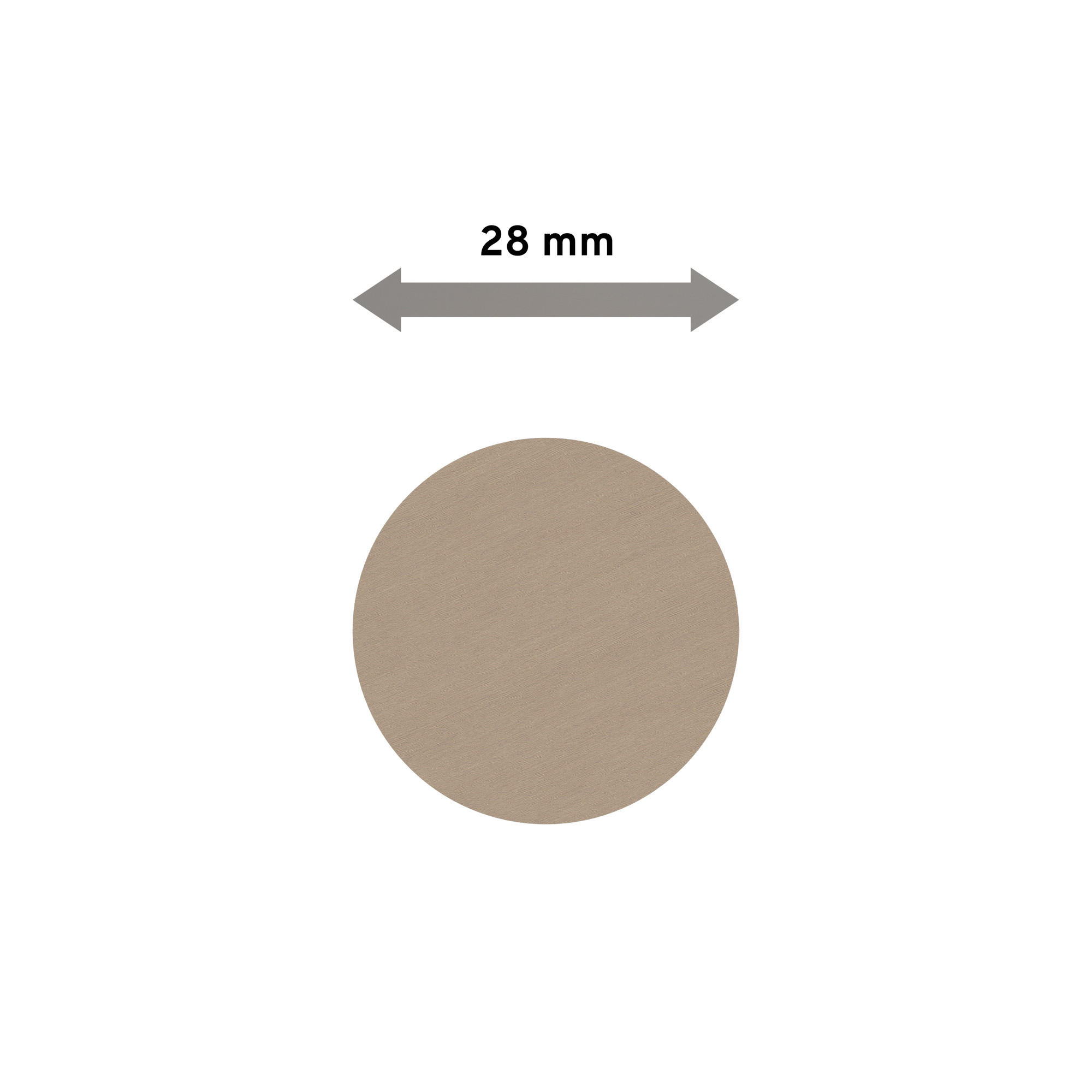 RUNDSTANGE 200 cm, 28 mm Ø Nussbaum lackiert - Nussbaumfarben, Holz (200cm) - INTERDECO