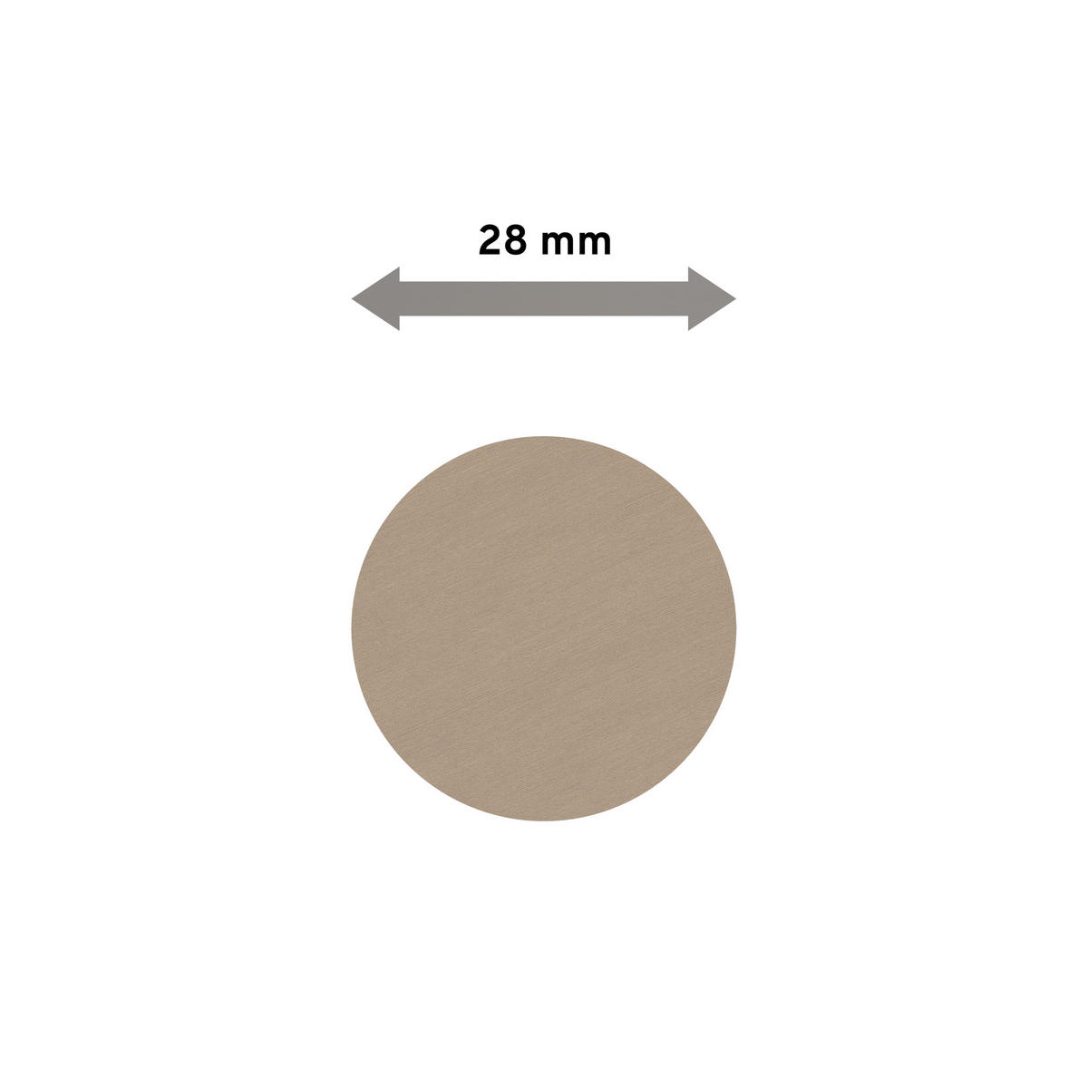 RUNDSTANGE 120 cm, 28 mm Ø Nussbaum lackiert - Nussbaumfarben, Holz (120cm) - INTERDECO