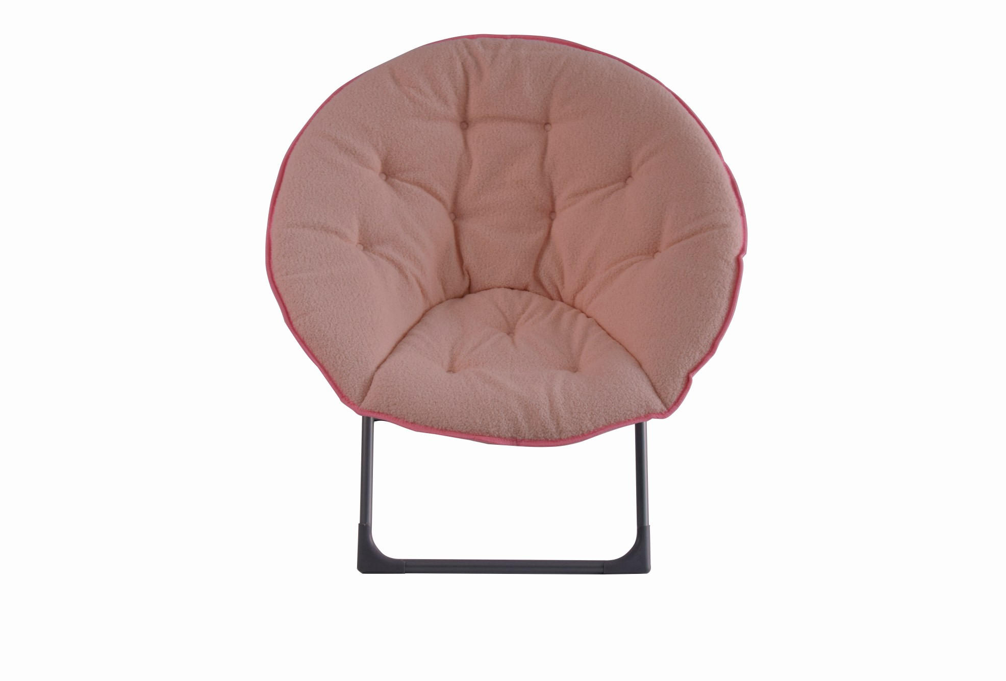 SESSEL 80/80/37 cm aus Fabric+Metal Rose mit Klappfunktion - Rosa, Textil (53/85/58cm) - OKMYHOME
