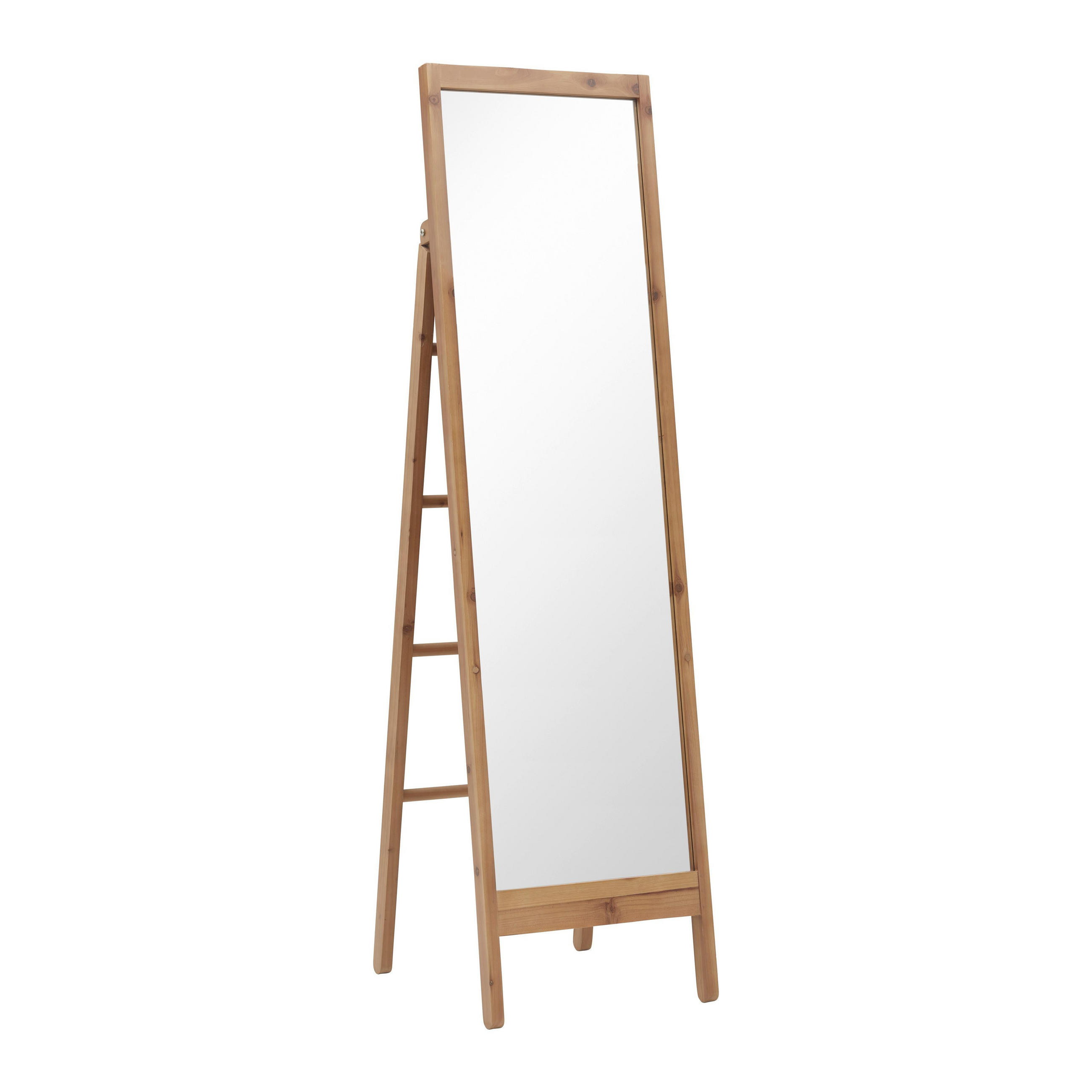 SPIEGEL Milias Natur ca. 46 /173 / 55 cm - Naturfarben, Holz (46/173/55cm)