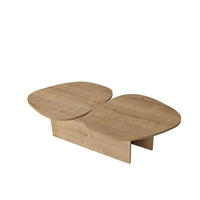 COUCHTISCH Stones Eiche Saphir - Eichefarben, Holzwerkstoff (60/125/38cm) - Habitat Garten
