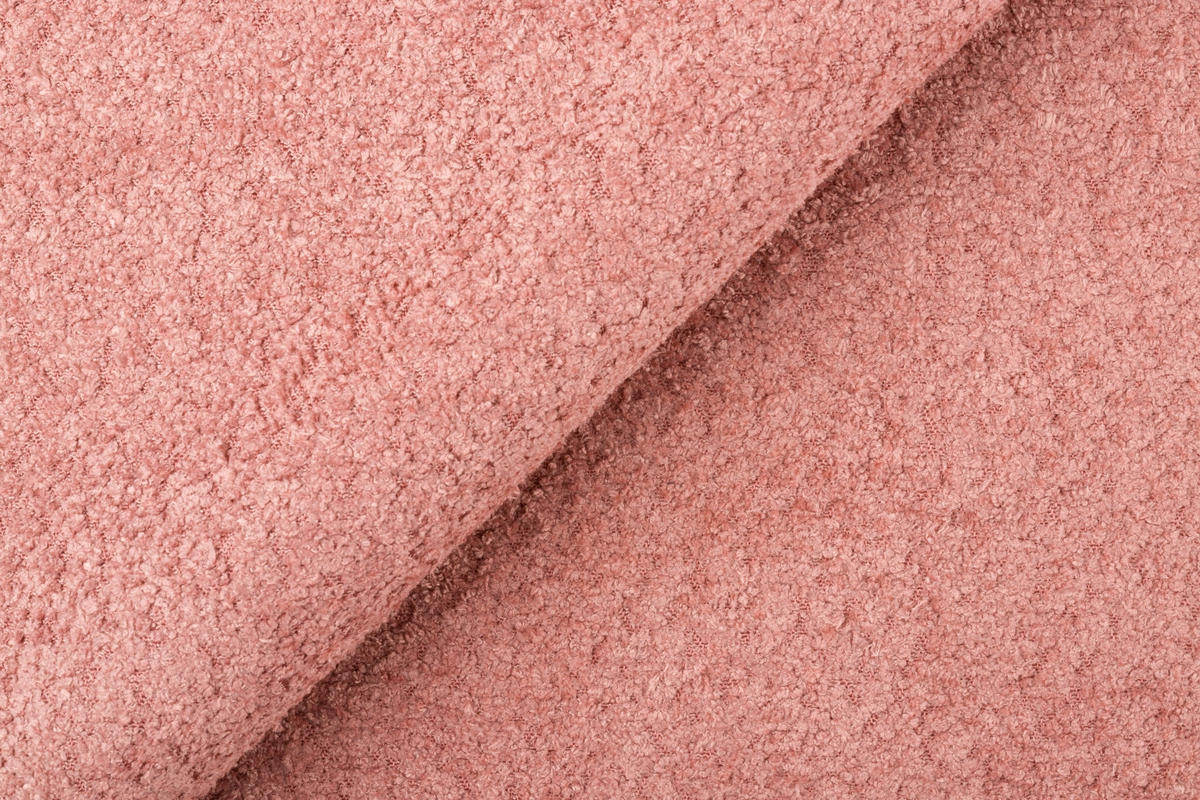 POLSTERBETT Mit Bettkasten, Chenille-Stoff Catch Me, Rosa, 160x200 cm, CANDE - Pink, Holz (160/200cm) - Kaiser Möbel