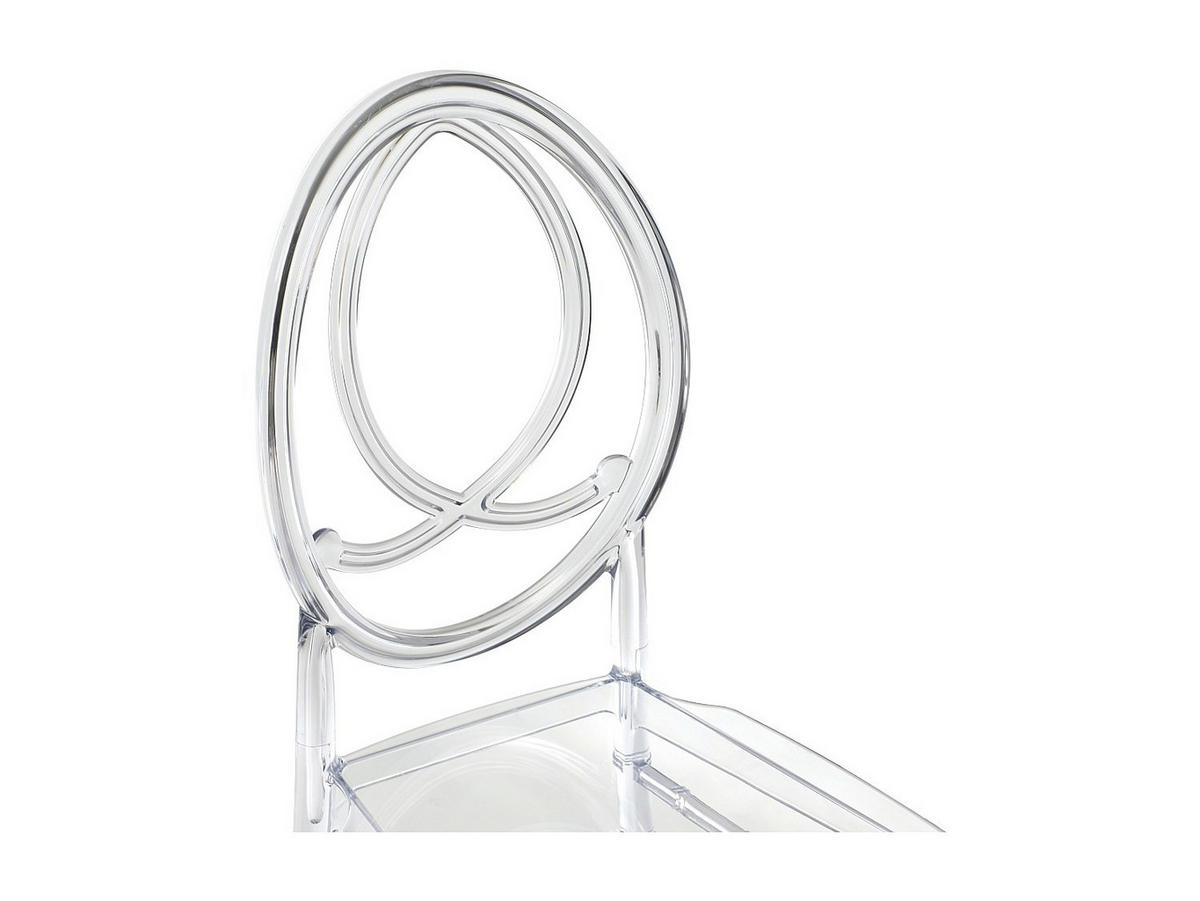 STUHL 2er-Set - Vollpolycarbonat - Kristall - AMALINE - Transparent, Kunststoff (38.5/91.5/53cm) - Vente-Unique