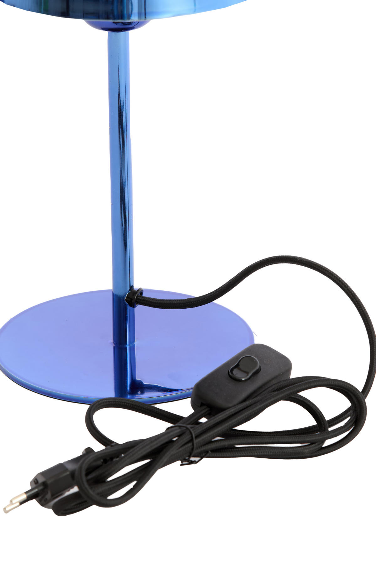 TISCHLAMPE Cedillo Blau 18/18/28 cm - Blau, Metall (18/18/28cm) - Light & Living