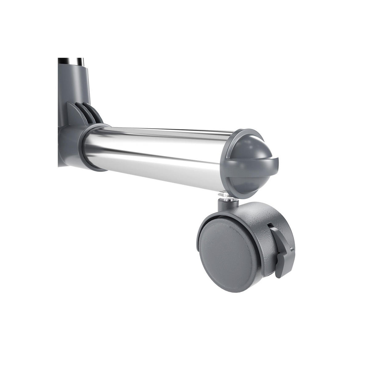 KLEIDERSTÄNDER - Grau, Metall (44/165/150cm) - Hansiro