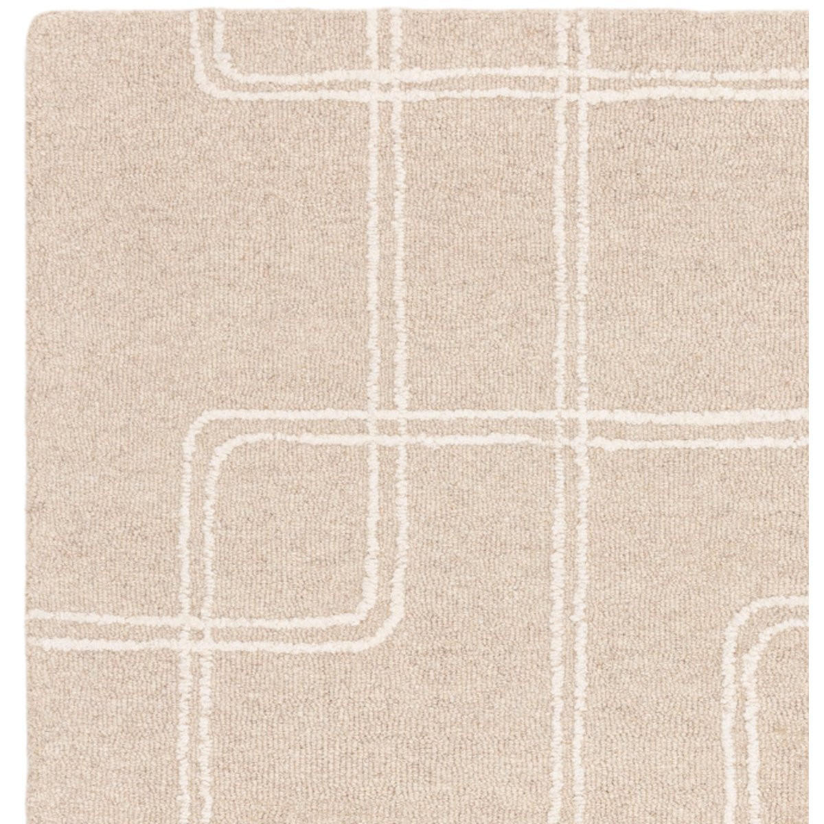 TEPPICH Wohn-/Schlafzimmer reine Wolle GROOM Beige 200 x 290 cm - Beige, Naturmaterialien (200/290cm) - Novatrend