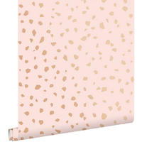 TAPETE Terrazzo-Motiv 53 cm x 10.05 m - Pink, Papier (53/1000cm) - ESTAhome