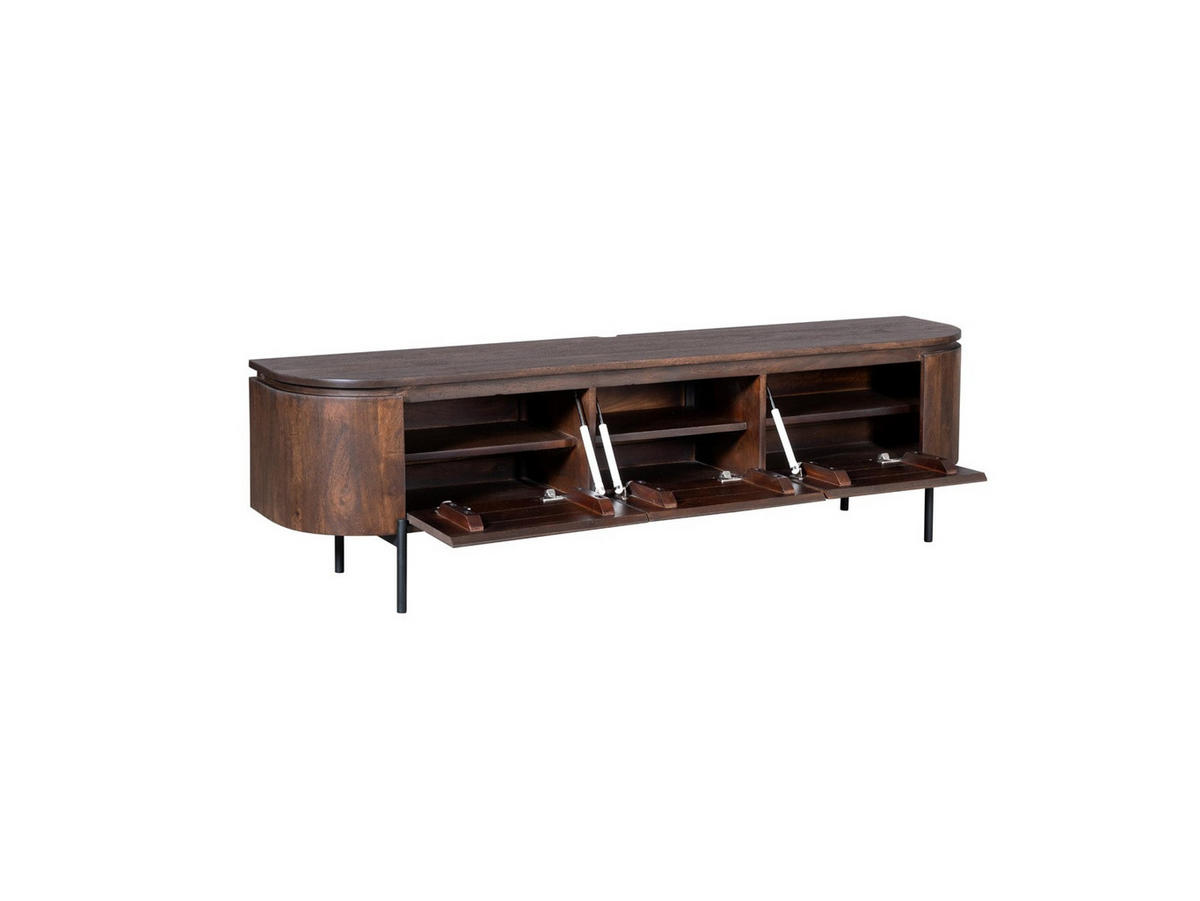 LOWBOARD Magnificent Mangoholz 160 cm / 35 cm Braun - Braun, Holz (160/45/35cm) - Villa Möbel