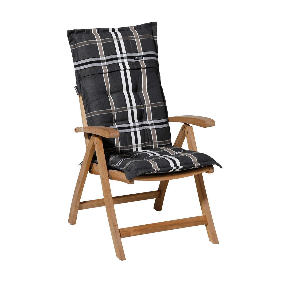 Thumbnail - Madison Gartenstuhlkissen, Taupe, Textil, 50x123 cm, Oeko-Tex®, Outdoor-Kissen, Outdoor-Dekokissen