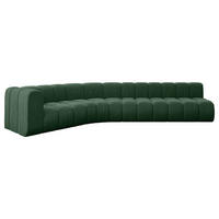 ECKSOFA modulares Sofa Karex-L2 - 399x194x70 cm Grün - Grün, Holzwerkstoff/Textil (399/194cm) - ALTDECOR
