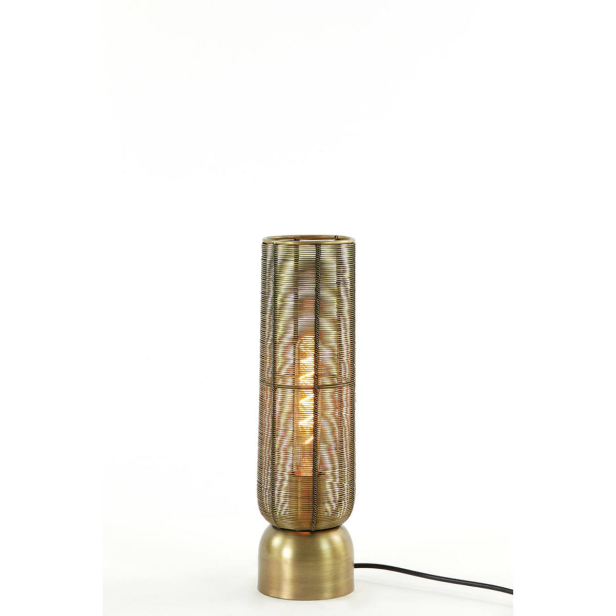TISCHLAMPE Lezuza Bronze Ø11/39,5 cm - Bronzefarben, Metall (11/11/39.5cm) - Light & Living