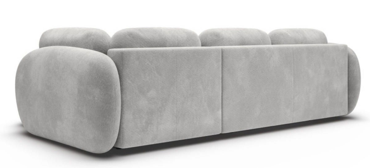 ECKSOFA Grau OLIVIO II Ausziehbar Rechts - Grau, Textil (190/289cm) - Sepro Meble