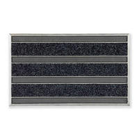 FUSSMATTE FÜR INNEN UND AUßEN RUBBER PIN - Schwarz, Kunststoff (45/75cm) - Astra