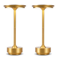 LED TISCHLAMPE Elowen 12.8/12.8/27 cm - Goldfarben, Kunststoff/Metall (12.8/12.8/27cm) - ZMH