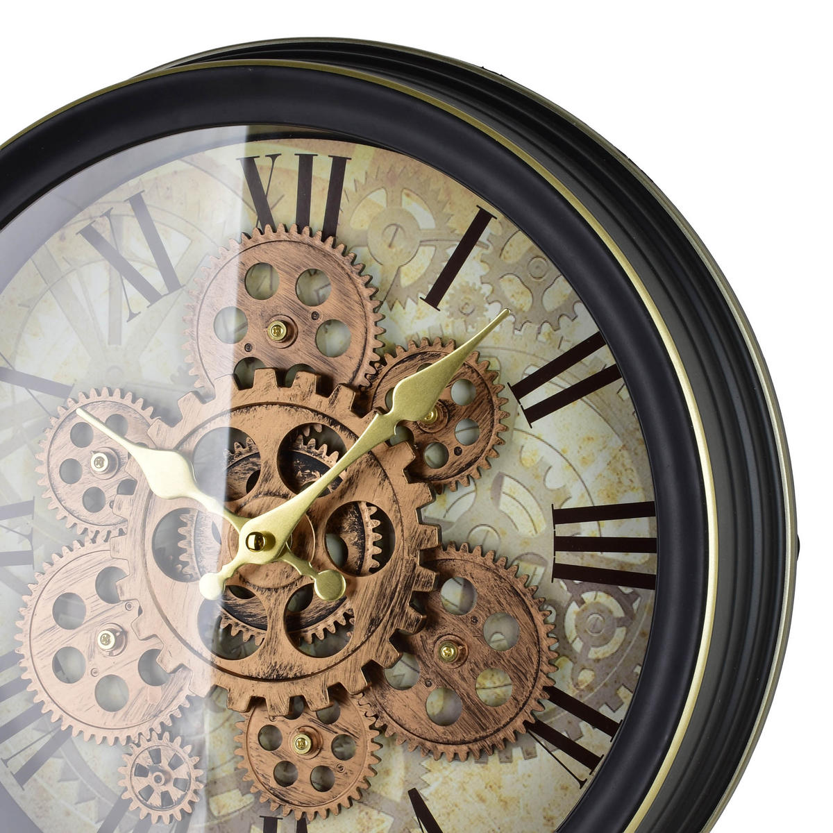 WANDUHR Ramsey Braun 35/7/35 cm Kunstoff - Braun, Kunststoff (35/35/7cm) - Mondex