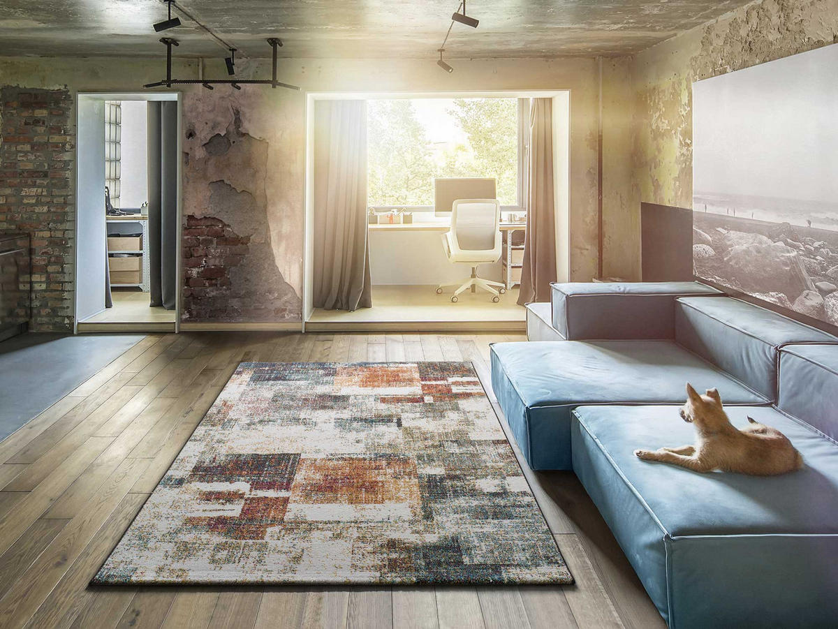 WEBTEPPICH Mehrfarbig Pandora 60/120 cm - Multicolor, Naturmaterialien/Textil (60/120cm) - Atticgo
