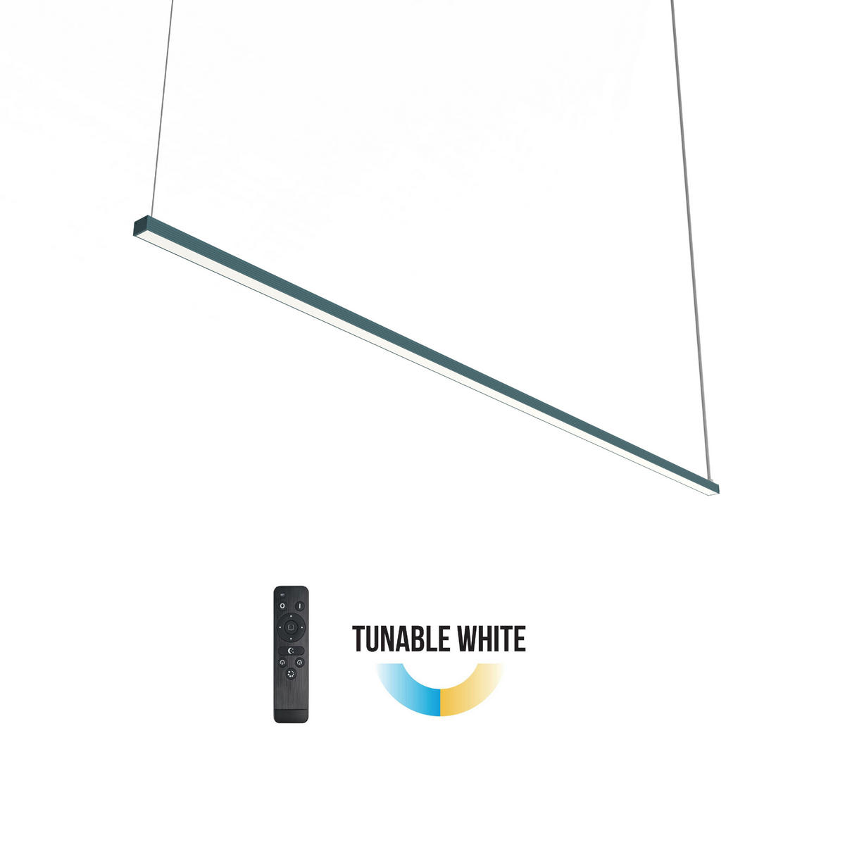 LED-HÄNGELEUCHTE - Blau, Metall (2/100/2cm) - Lumicom