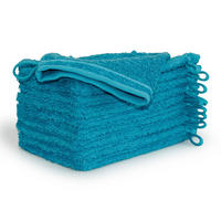 WASCHHANDSCHUHSET NEW CLASSIC 10-TLG - Türkis, Textil (15/20cm) - MÖVE
