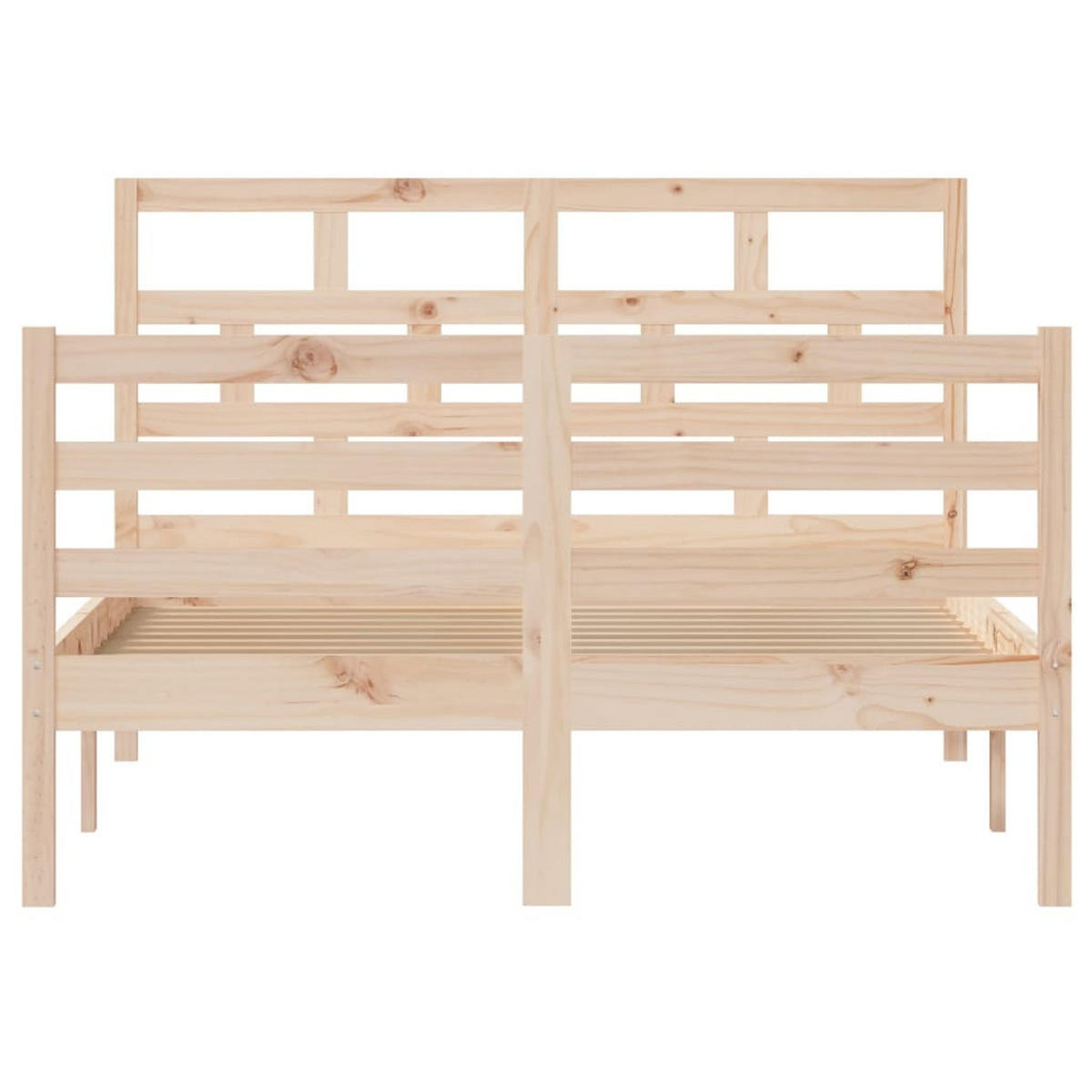 BETT Kerby 126/205.5 cm - Braun, Holz (120/200cm) - Nettlife