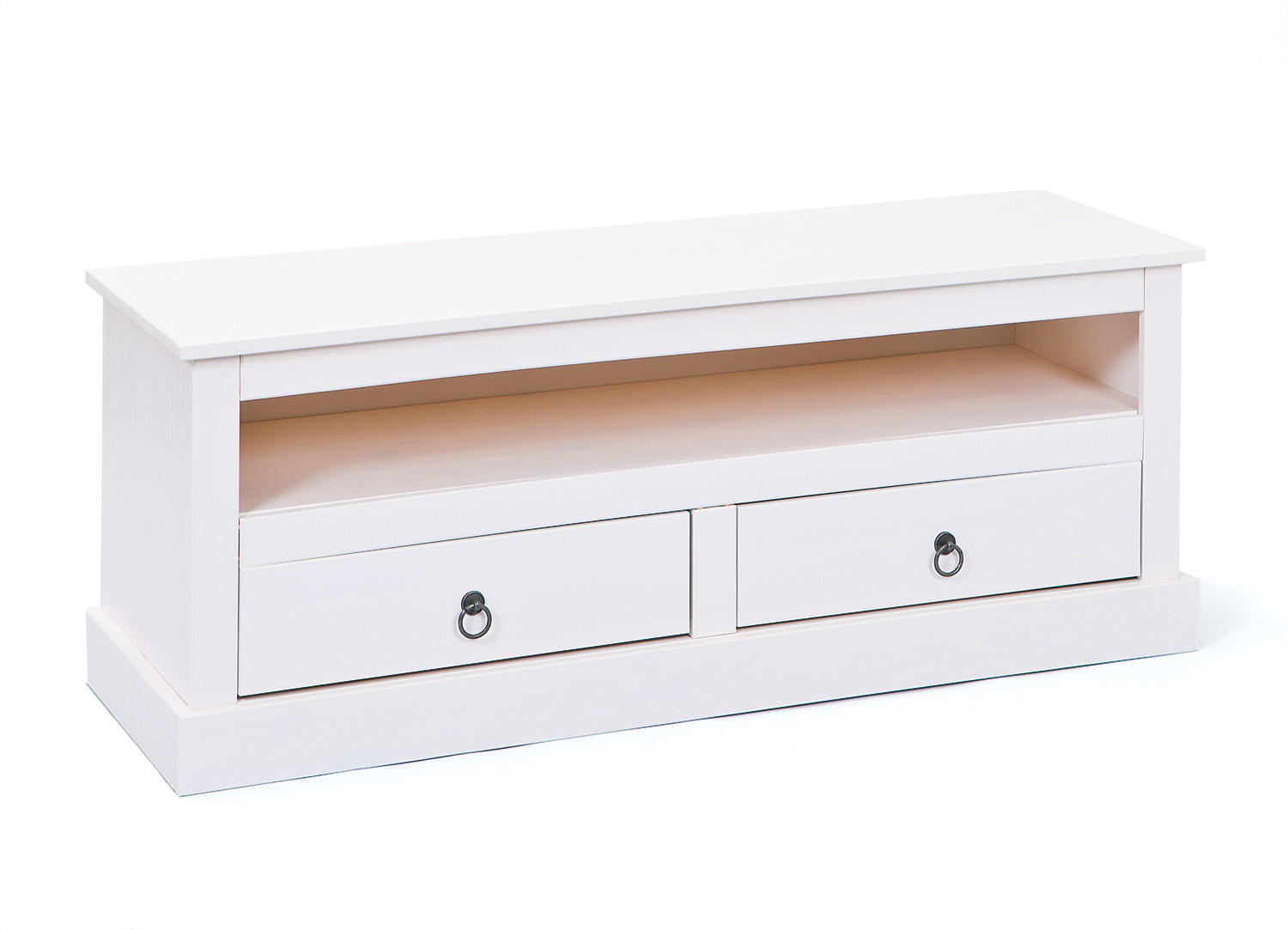 TV-ELEMENT Weiß - Weiß, Holzwerkstoff (118/45/39cm) - ebuy24