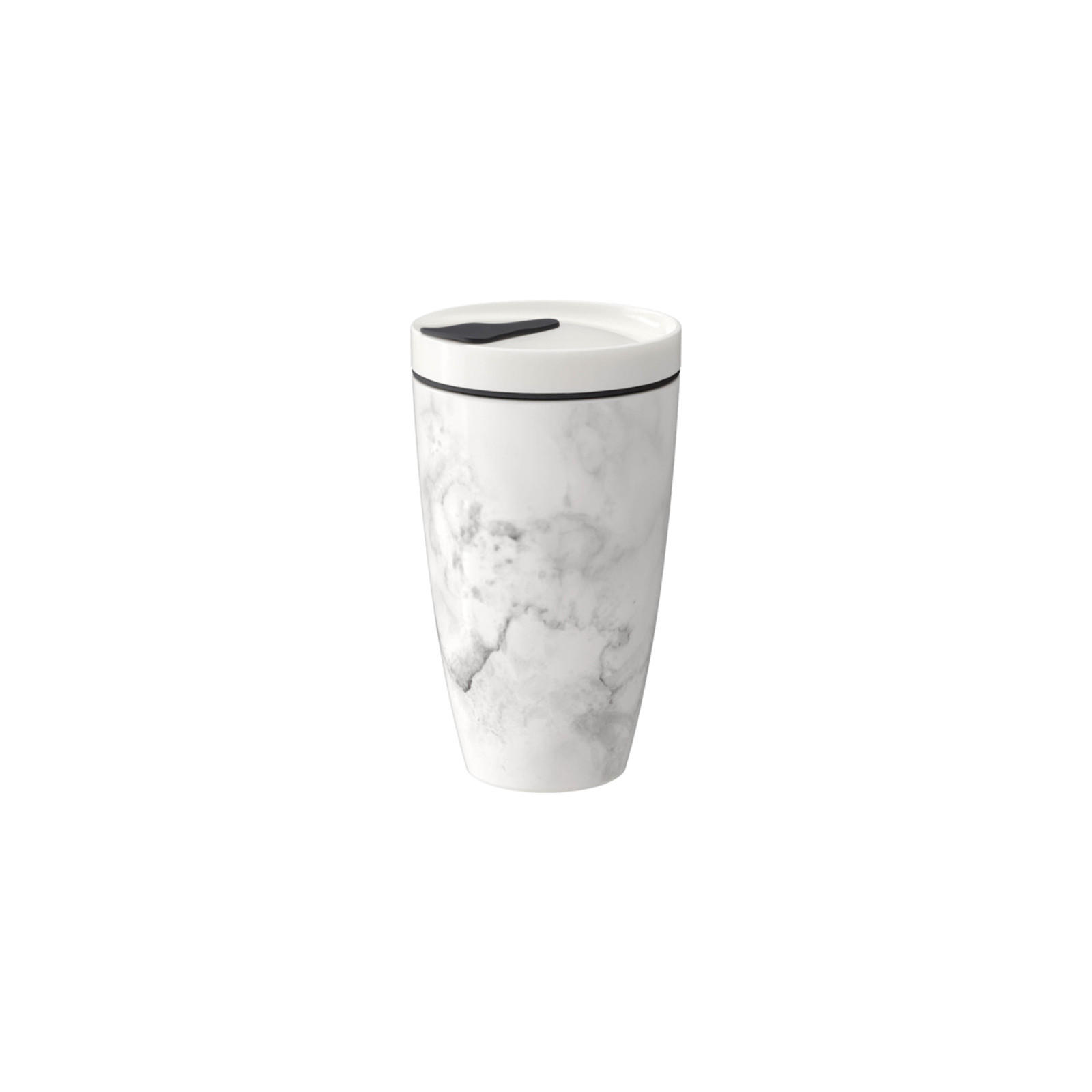 KAFFEEBECHER M Coffee To Go Marmory 350 ml - Weiß/Grau, Keramik (0.35L) - like.Villeroy & Boch