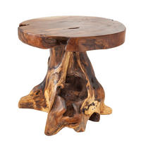 BEISTELLTISCH ROOT Teakholz 40 cm - Braun, Holz (40/40/40cm) - riess-ambiente