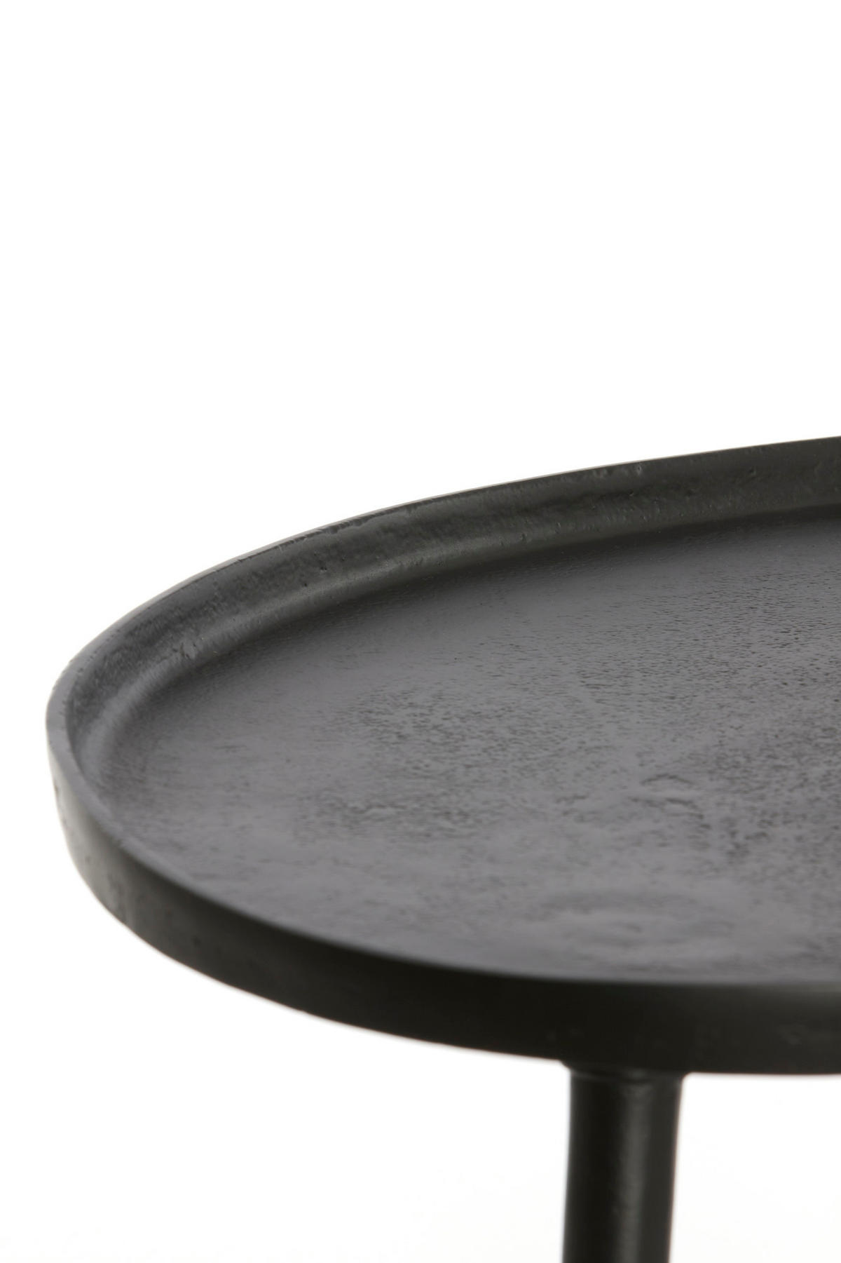 BEISTELLTISCH Lienz Schwarz 67/49/41 cm - Schwarz, Metall (67/49/41cm) - Light & Living