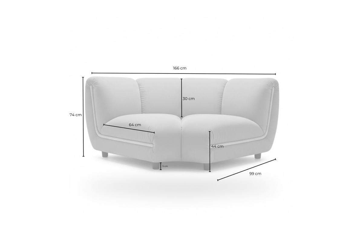 SESSEL LAYLA Gelb Velvet - Gelb/Schwarz, Buchenholz/Textil (166/74/99cm) - KAWOLA