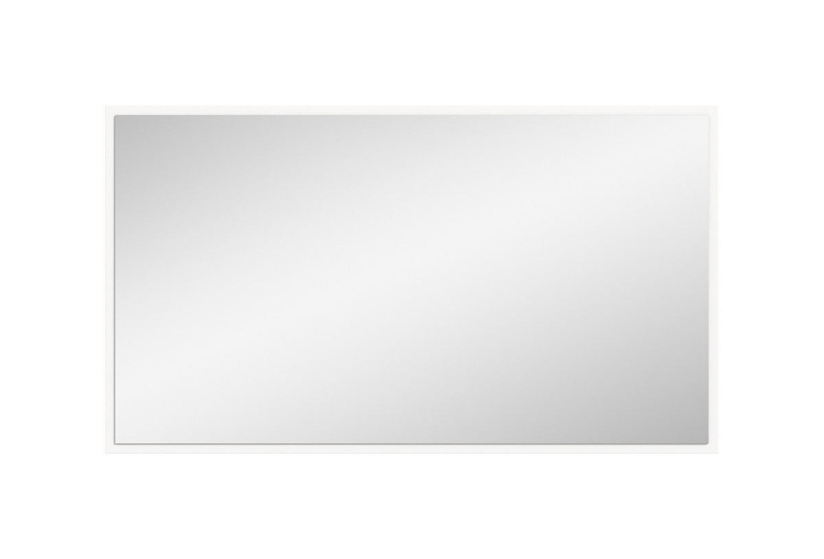 SPIEGEL Nexus (B/H/T: ca. 92/52/2 cm) in Weiß/Spiegelglas - Weiß, Glas (92/52/2cm)