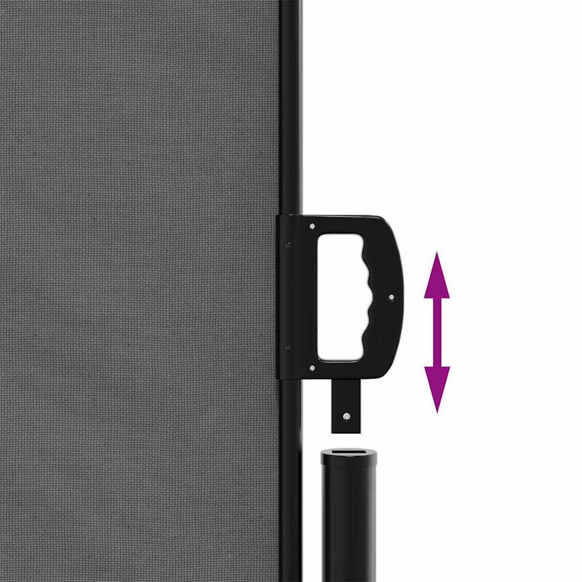 SEITENMARKISE Ausziehbar Anthrazit 160/600 Cm - Anthrazit, Textil (160/600cm) - vidaXL