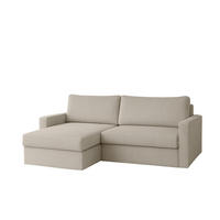 ECKSOFA Bendik In Poso - Weiß, Holzwerkstoff/Textil (224/140cm) - Fun Möbel